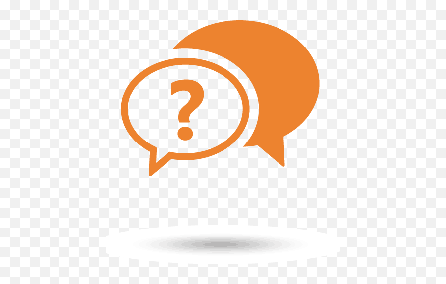 Orange - Ask Questions Icon Png,Chat Icon Png