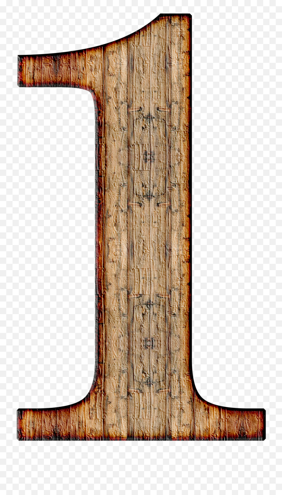 Number 1 One - Number 1 Wood Png,Number One Png