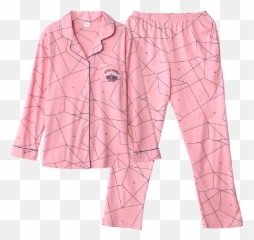 Down Collar Long Sleeve Cozy Home Suit - Womens Pajamas Png,Pajamas Png