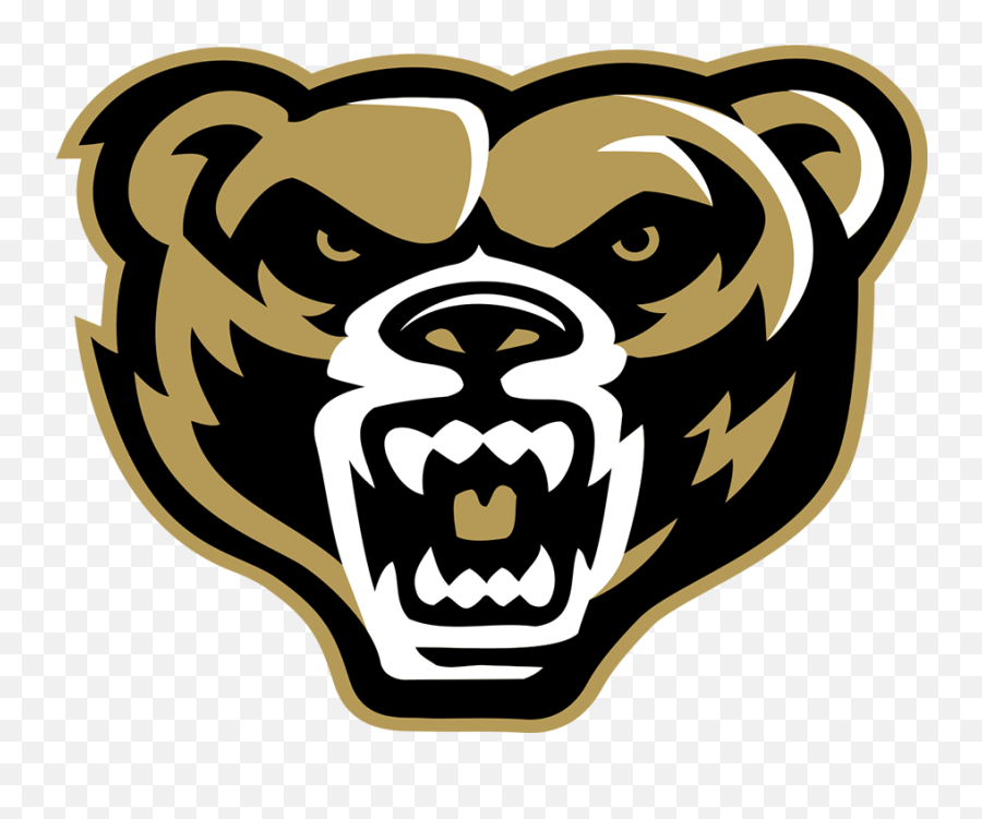 Oakland Golden Grizzlies Logo - Oakland University Grizzly Logo Png,Grizzlies Logo Png