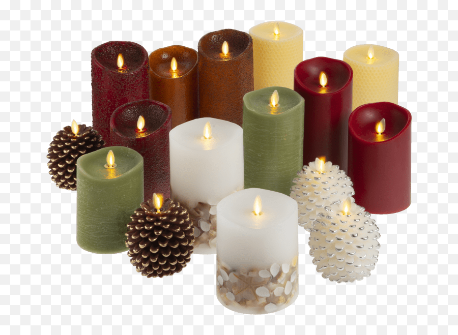 Luminara Real - Flame Effect Led Candles Candle Holder Png,Real Flame Png