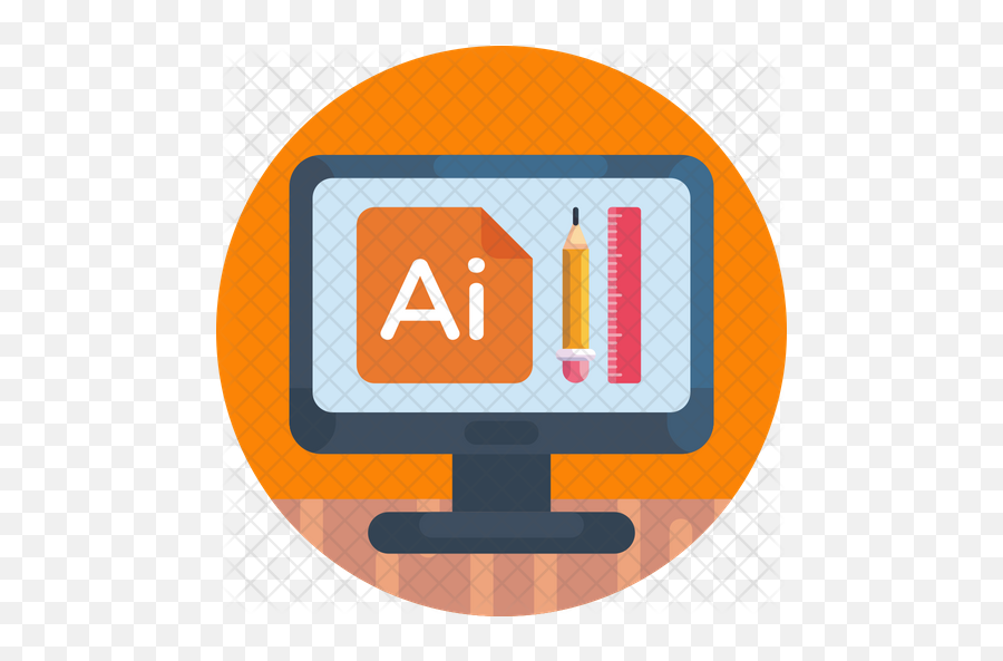 Adobe Illustrator Icon Of Flat Style - Adobe Illustrator Png,Illustrator Logo Png