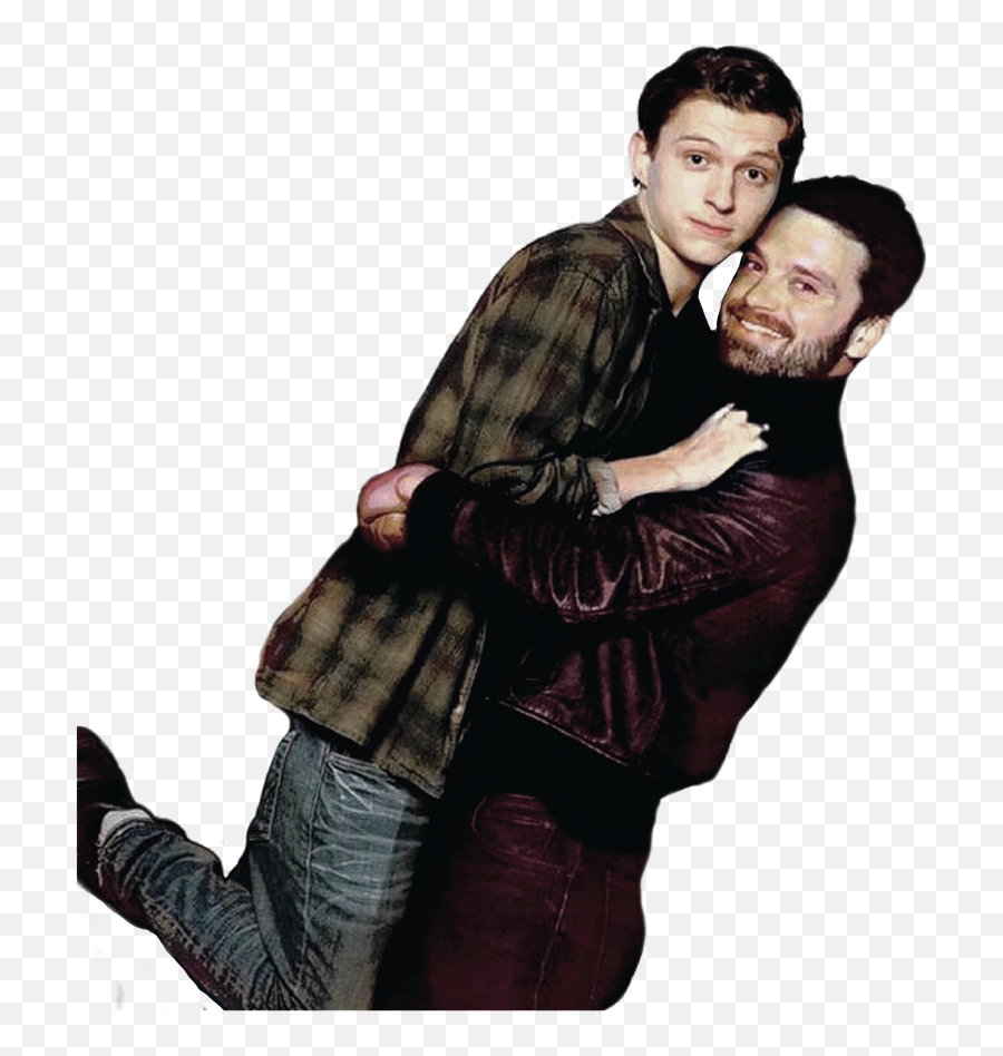 Sebastianstan Peterparker Sticker By Madeleine - Sebastian Stan And Tom Holland Png,Sebastian Stan Transparent