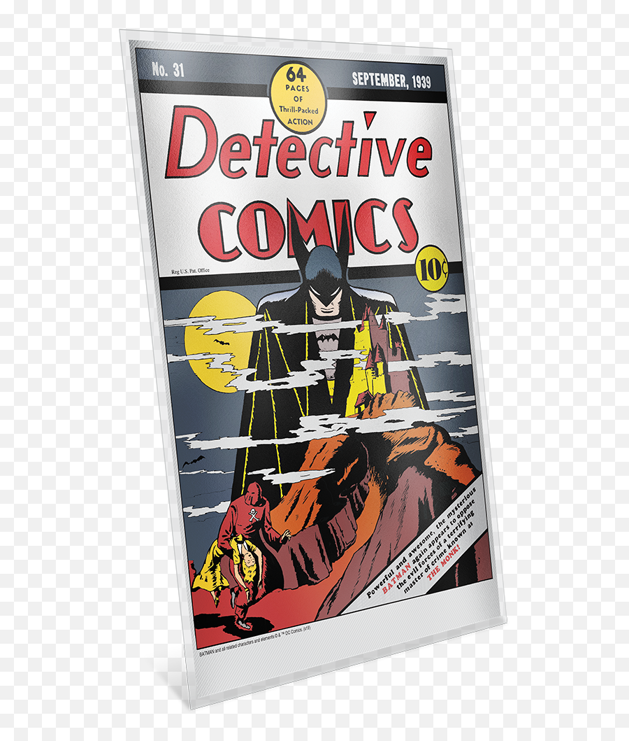 Dc Comics Book Covers New Zealand Mint - Detective Comics Silver Foil Png,Detective Comics Logo