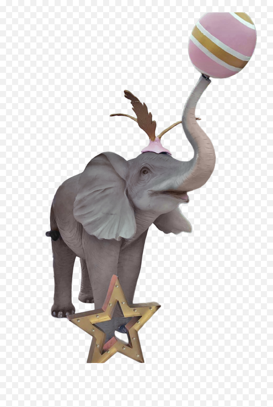 Download Pink Circus Elephant - Transparent Circus Elephant Png,Circus Elephant Png