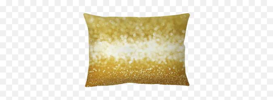 Golden Glitter Background Throw Pillow - Decorative Png,Gold Glitter Background Png