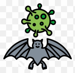 Bat Carrier Corona Virus Coronavirus Flu Free Icon Of - Flu png