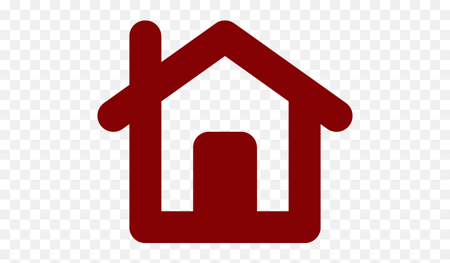 Maroon Home 3 Icon - Free Maroon Home Icons Home Icon Maroon Color Png,Home Icon File