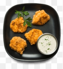 Chicken Nuggets With Ranch - png
