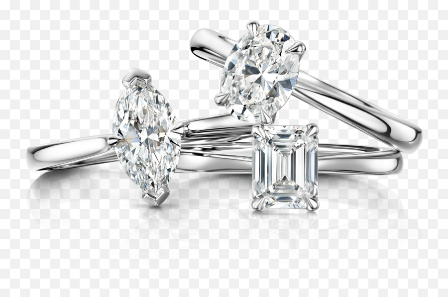 Diamond Engagement Rings Collection - Solid Png,Gucci Icon Rings