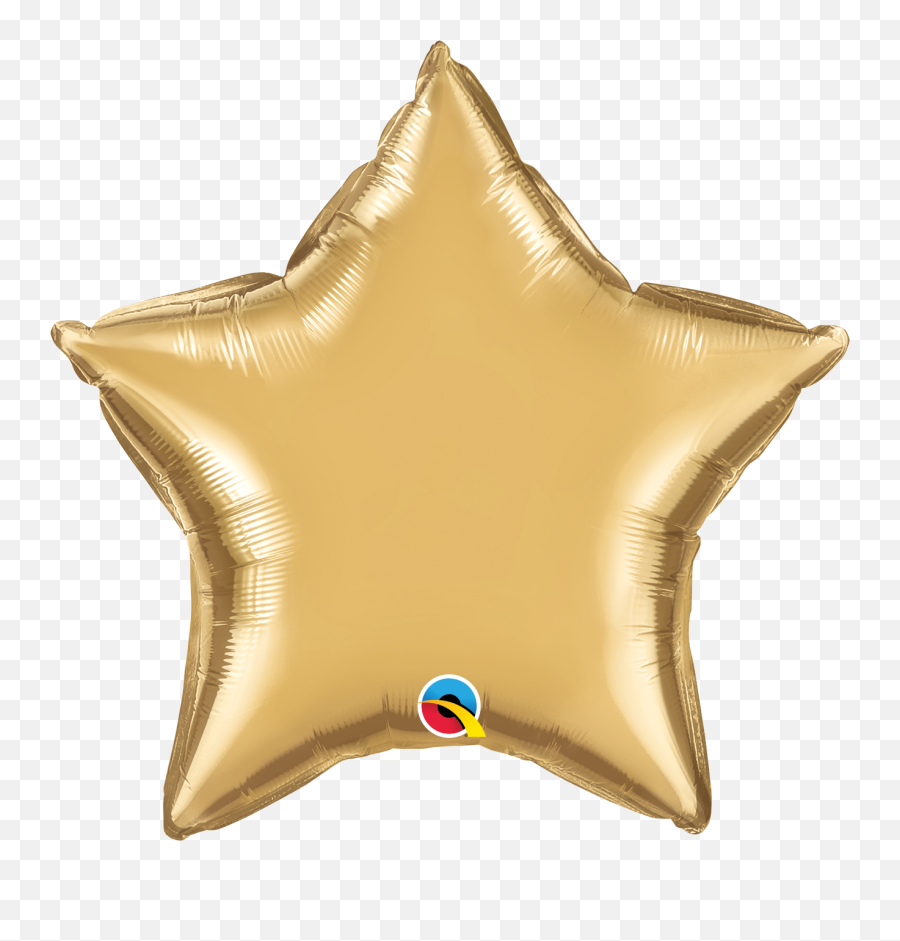 Download Star Qualatex Chrome Png Gold Balloon