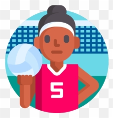Volleyball Sport Sports Free Icon Of - Happy png