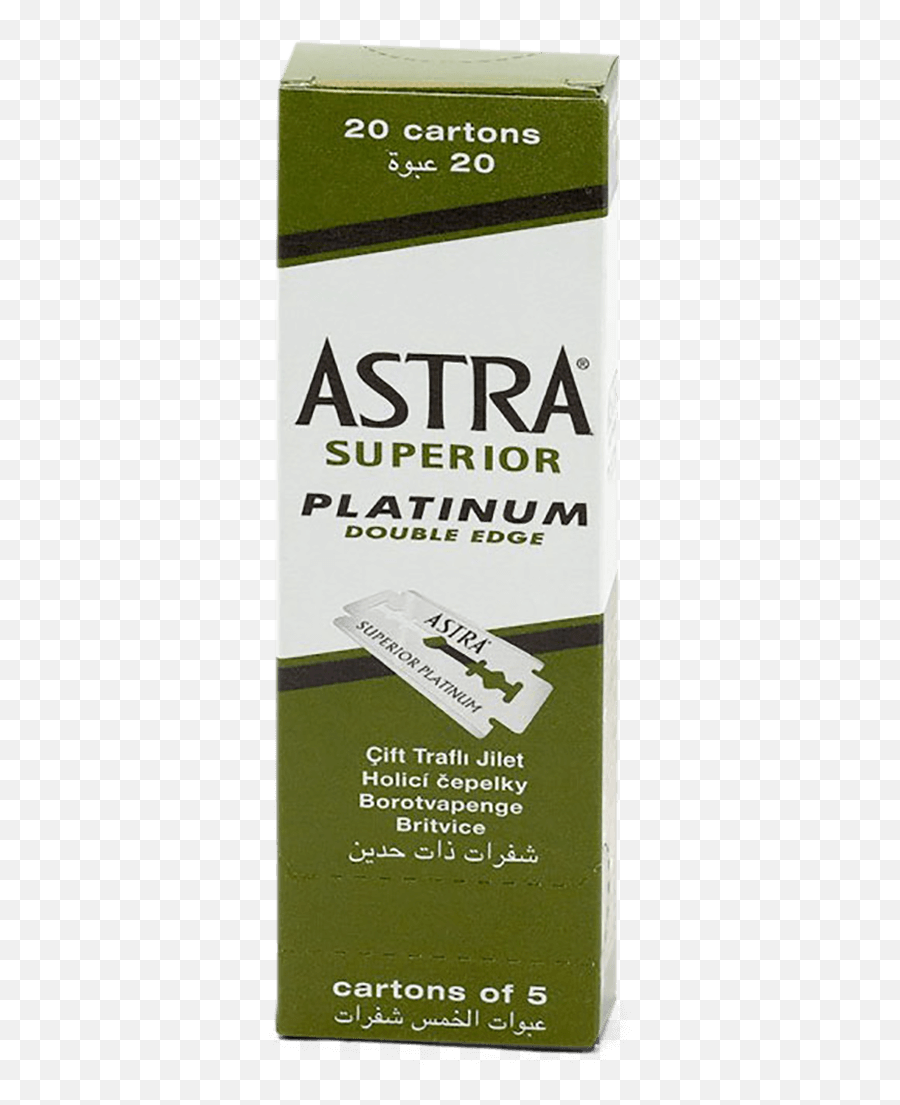 Astra Superior Platinum Razor Blades 100 Pcs Bambuka Original - 100 Astra Double Edge Blades Uk Png,Razor Blade Icon