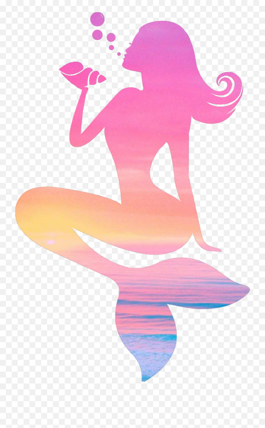 The Little Mermaid Clip Art Ariel - Silhouette Mermaid Clipart Png,Little Mermaid Icon