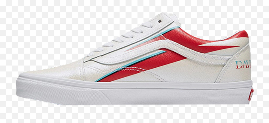 David Bowie X Vans Old Skool Lx White Red Where To Buy - Vans David Bowie White Png,David Bowie Five Years In The Making Of An Icon