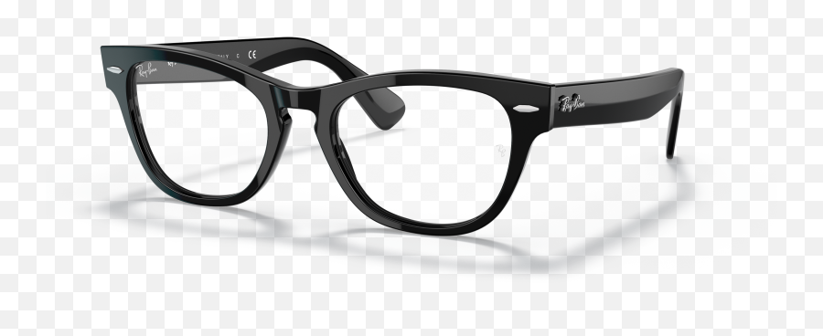 Laramie Optics Eyeglasses With Black Frame Ray - Ban Rayban Wayfarer Rx Frame Png,Oakley Metal Icon Stickers