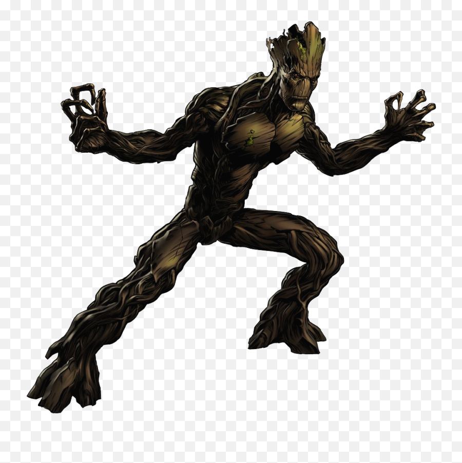 Groot Png - Marvel Avengers Alliance Groot,Guardians Of The Galaxy Icon