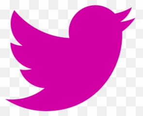 Twitter Icon Pink - Black Logo Png Transparent Background