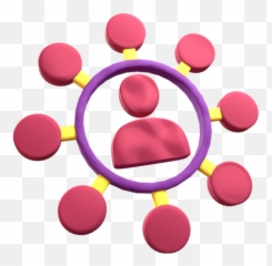 Teamwork Icon - Download in Glyph Style Dot png