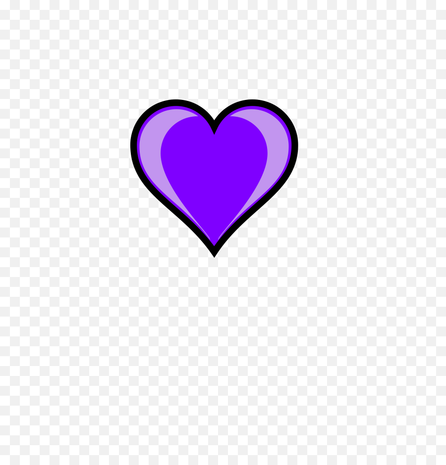 Purple Heart Png Files - Heart Clip Art,Purple Heart Emoji Png