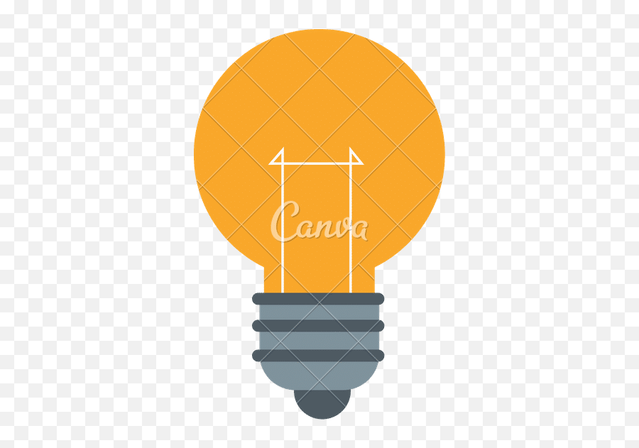 Yellow Light Bulb Icon - Canva Png,Yellpow Light Blub Icon
