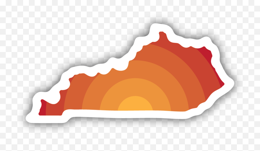 Kentucky Sunrise Sticker - Stickers Northwest Language Png,Kentucky Icon