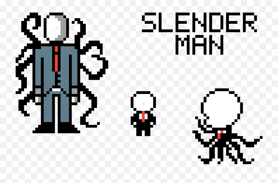 Colors Download Settings - Minecraft Pixel Art Slender Man Pixel Art Minecraft Slenderman Png,Slender Man Icon