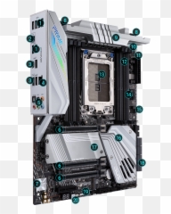 Asus Prime Trx40 - PRO sTRX4 AMD SATA 6Gbs ATX Motherboard Asus Prime Trx40 Pro png
