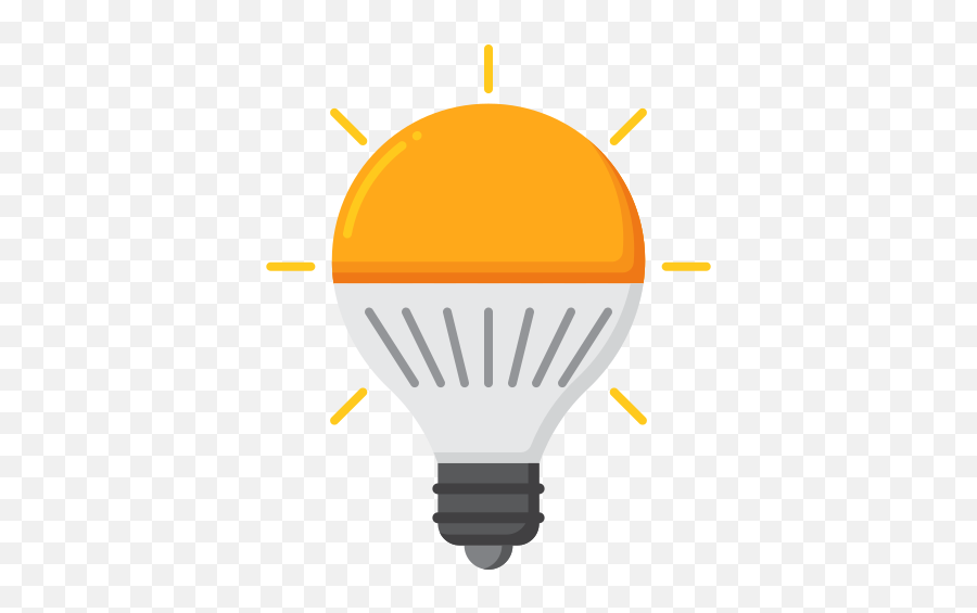 Led Light - Free Electronics Icons Incandescent Light Bulb Png,Led Lamp Icon