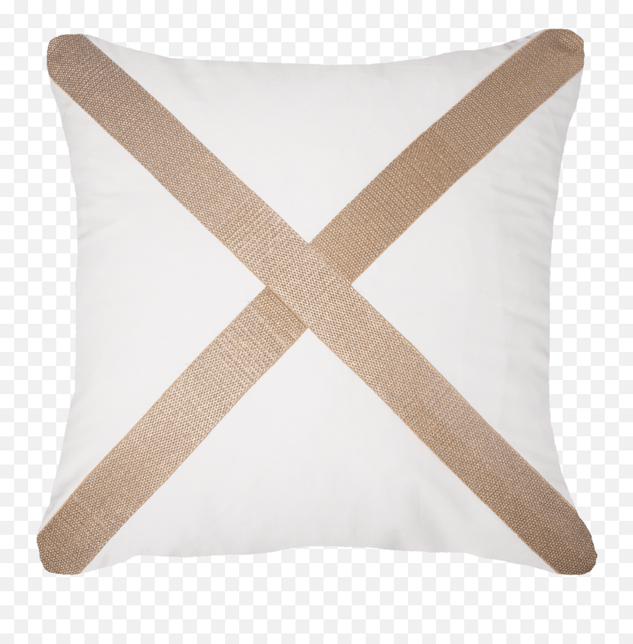 Braid Cross Cushion - White Gold 55cm U2013 The Chic Interior Co Png,Coco Chanel: The Illustrated World Of A Fashion Icon