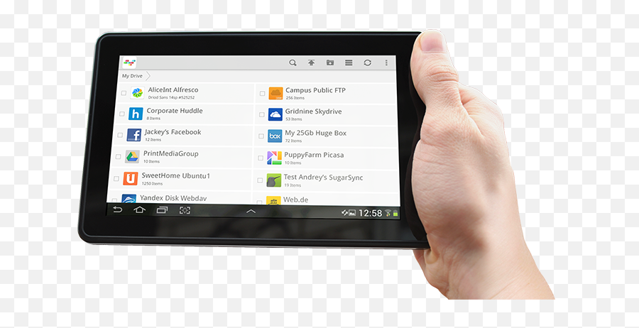 Download Tablet In Hand Png Image - Tab In Hand Png,Tab Png