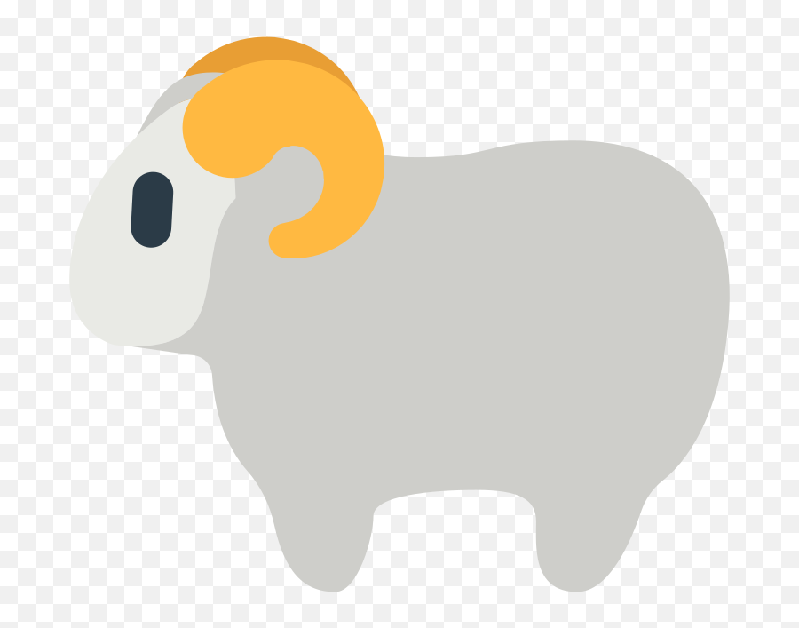 Fxemoji U1f411 - Bighorn Png,Cow Emoji Png