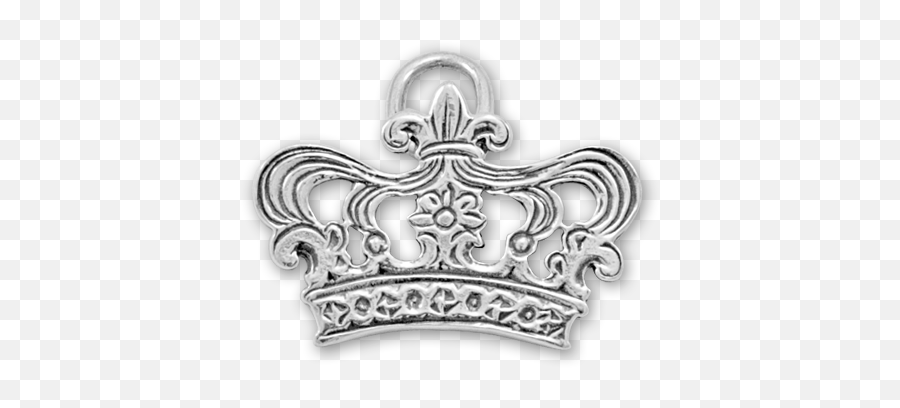 Download Hd Silver Crown Png - Motif,Silver Crown Png