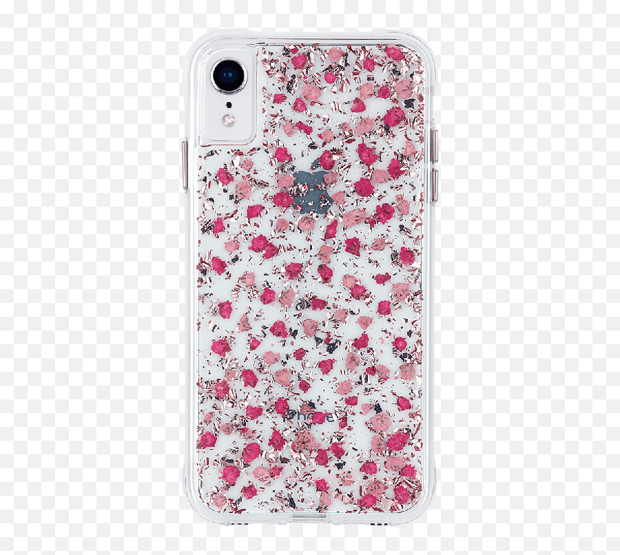 Karat Petals Ditsy Pink Iphone Xr Case - Mate Png,Pink Petals Png