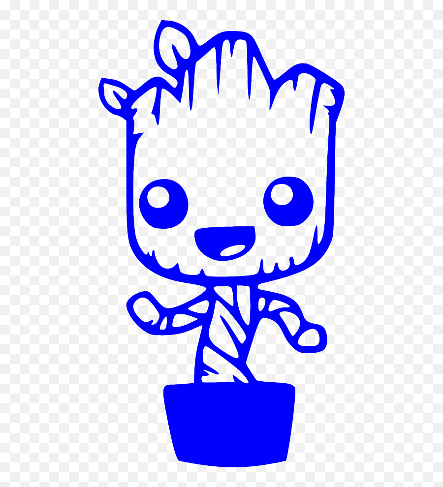Baby Groot Dancing Guardians Of The Galaxy Funny Car - Baby Easy Baby Groot Drawing Png,Groot Png