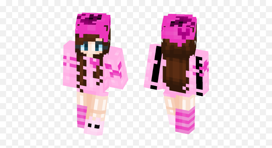 Download Bed Time In Mc Scartha Minecraft Skin For Free - Fictional Character Png,Minecraft Bed Png