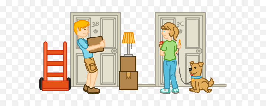 How To Meet Your New Neighbors Moveline - New Neighbors Clipart Png,Hello Neighbor Png