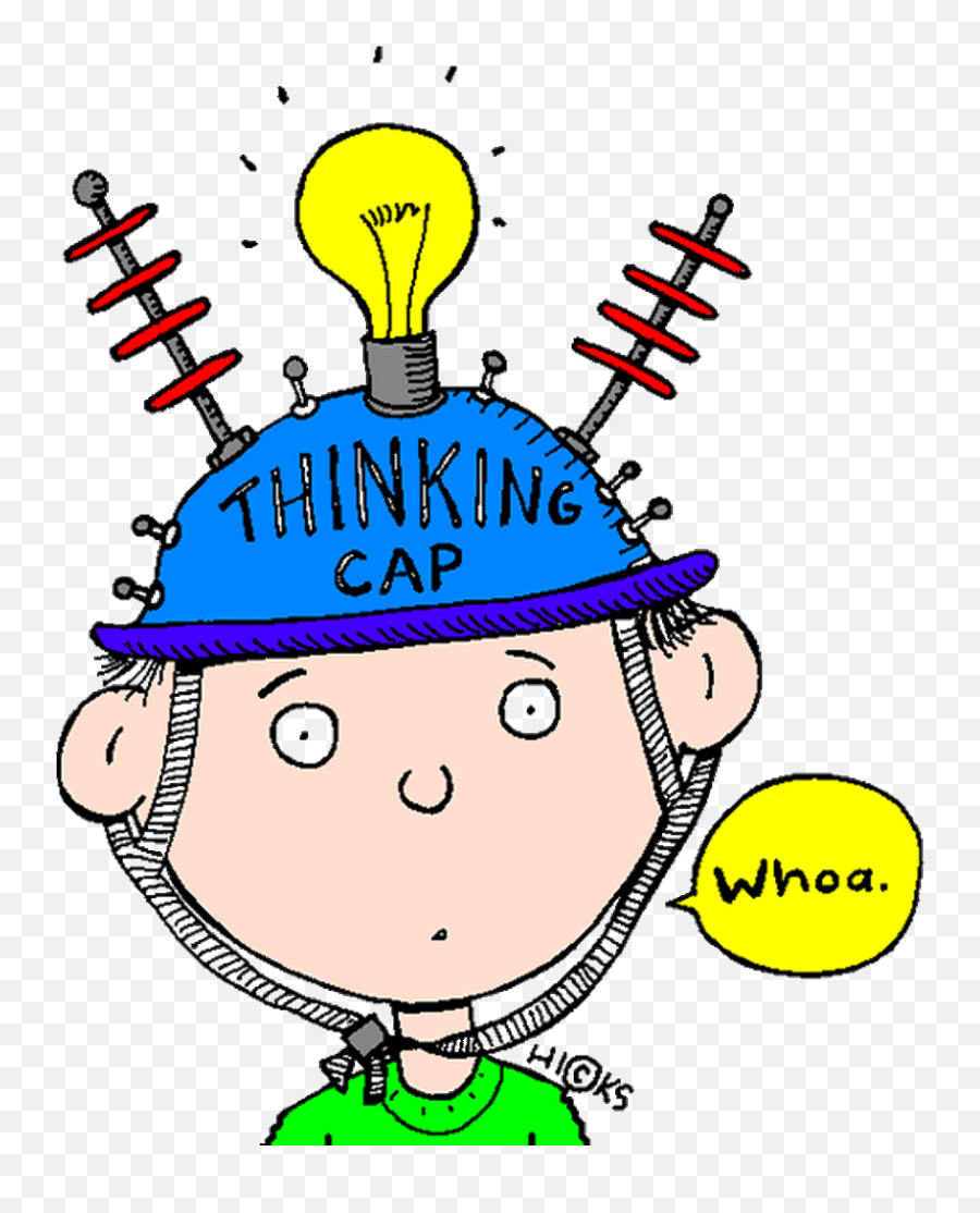 Thinking Cap Clipart U0026 Look - Clipartlook Transparent Thinking Cap Clipart Png,Brain Clipart Transparent Background