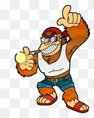 Funky Kong Transparent Png Image - Funky Kong Artwork,Funky Kong Png