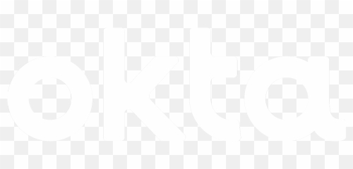 Okta White - Logo Transparent png