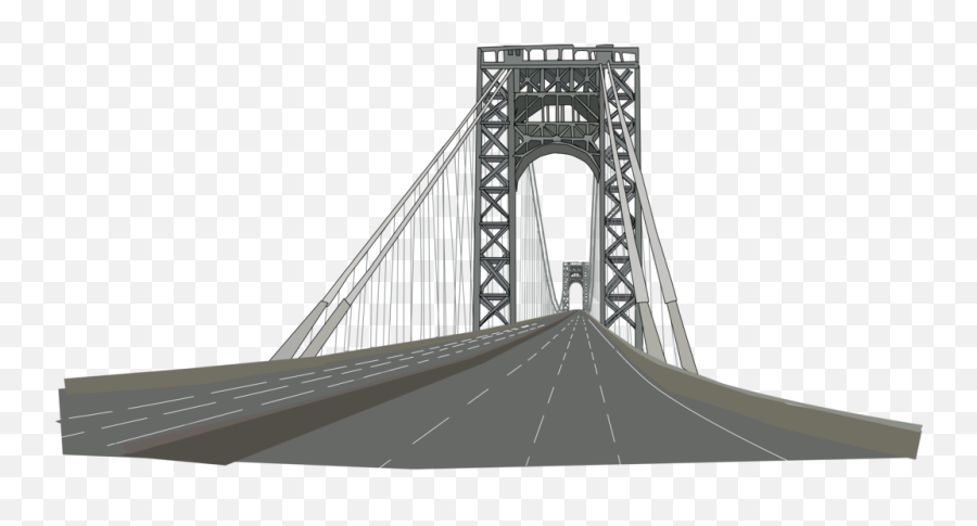 George Washington Bridge Png - George Washington Bridge,Bridge Png