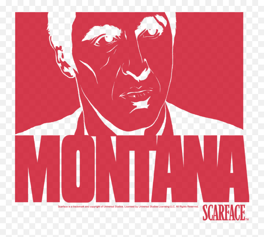 Download Hd Scarface Montana Face Mens - Scaarface Png,Scarface Png