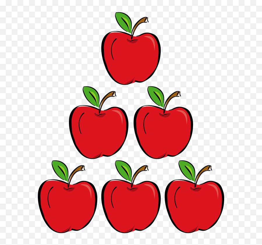 Three Apples - Apples Cartoon Png,Cartoon Apple Png