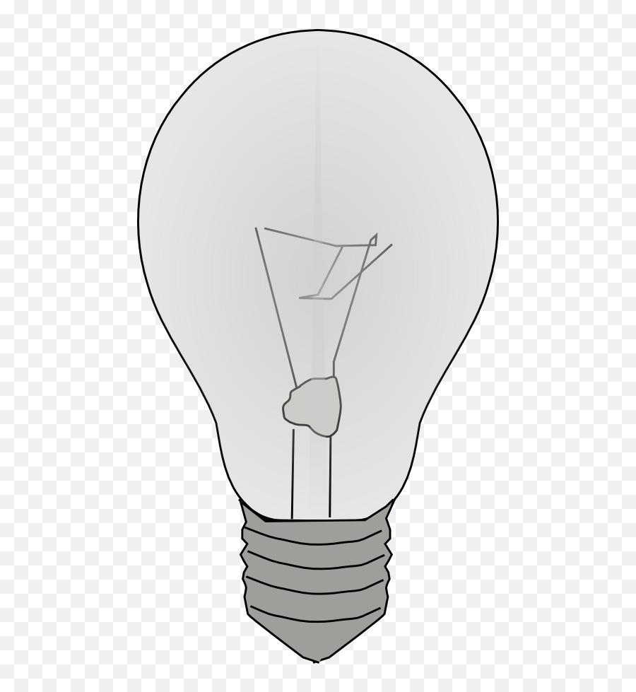 Lightbulb Clipart I2clipart - Royalty Free Public Domain Incandescent Light Bulb Png,Lightbulb Clipart Png