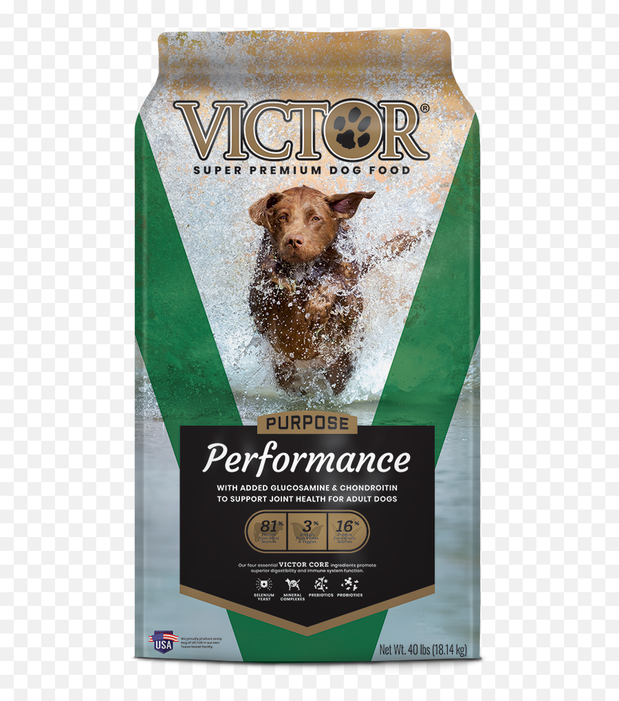 Victor Purpose Performance Formula Dry Dog Food - Victor Performance Dog Food Png,Dog Filter Png