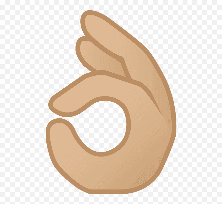 Ok Hand Emoji Clipart - Ok Hand Png,Ok Emoji Png