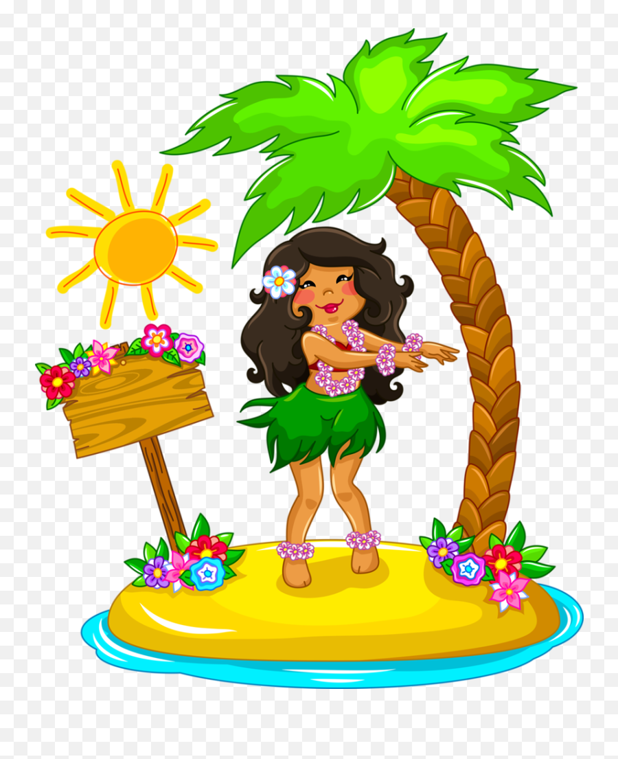 Hawaiian Aloha Tropical - Hawaiian Cartoon Png,Aloha Png