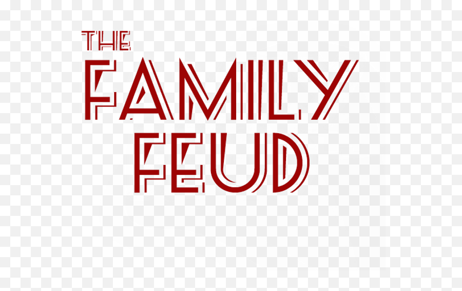 The Family Feud - Vertical Png,Family Feud Logo Transparent