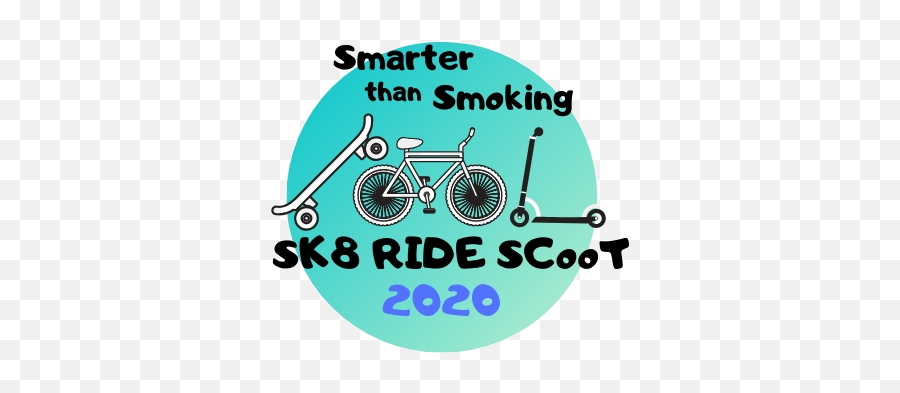 Smarter Than Smoking Sk8 Ride Scoot - Bicycle Png,Scoot Logo