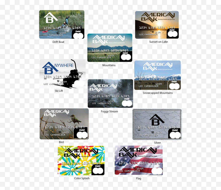 American Bank Personal Debit Cards - Custom Bank Of America Debit Card Png,Bank Of America Logo Transparent